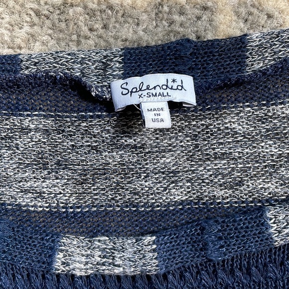 Splendid striped tunic sweater XS - Picture 2 of 3